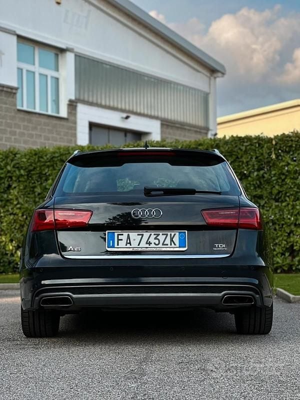 Usata Audi A6 S-Line 218 CV (160 kW) 2015 Nero Station wagon