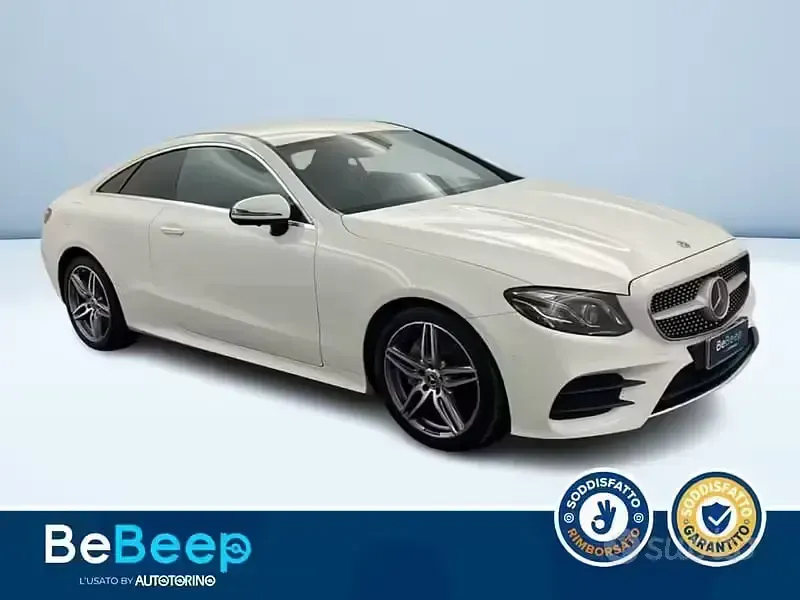 Usata Mercedes E220 Premium 194 CV (142 kW) 2019 Bianco Coupé