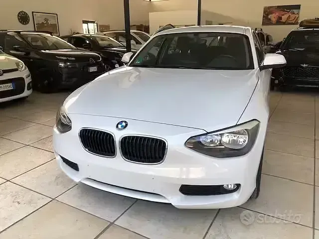 Usata BMW 114 Sport Line 102 CV (75 kW) 2013 Bianco Utilitaria