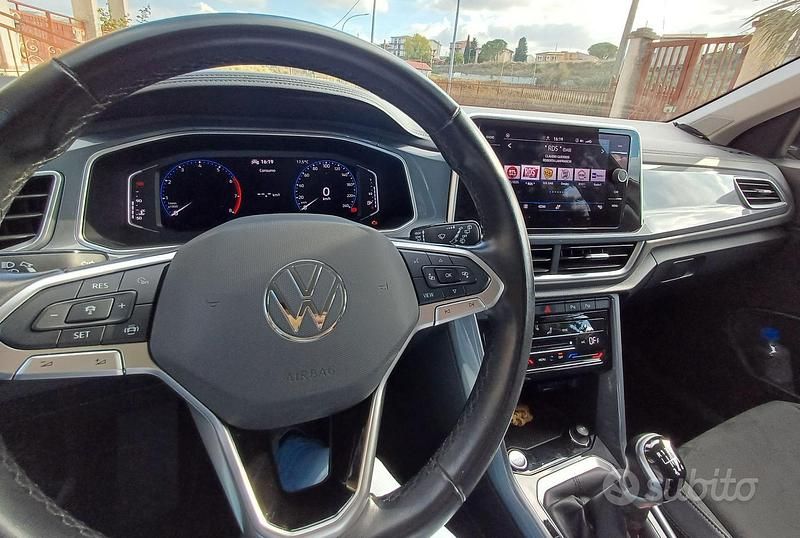 Usata VW T-Roc 110 CV (80 kW) 2022 Bianco SUV