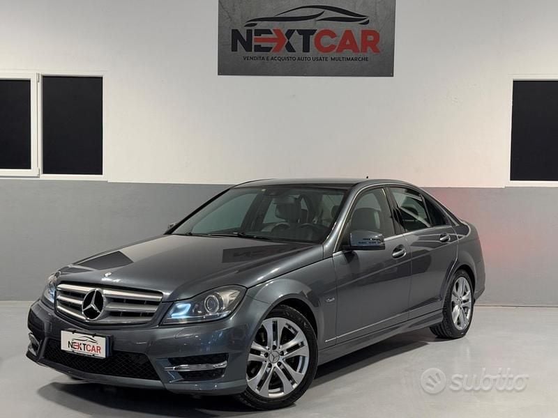 Usata Mercedes C220 Avantgarde 169 CV (124 kW) 2012 Grigio Berlina