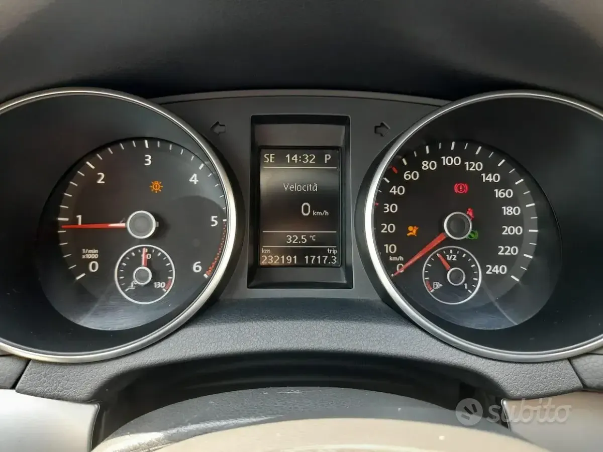 Usata VW Golf VII GTD 140 CV (102 kW) 2013 Grigio Berlina