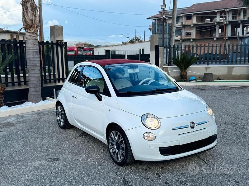 Usado Fiat 500C Lounge 69 CV (50 kW) 2012 Blanco Descapotable