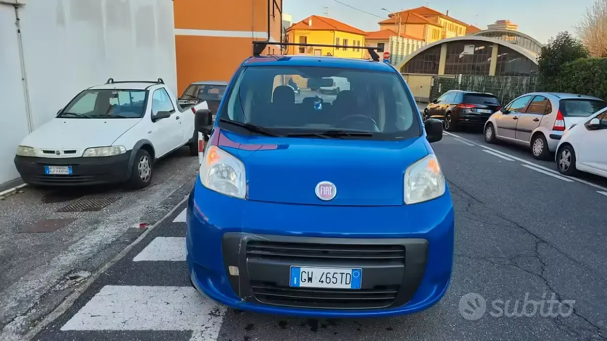 Usata Fiat Qubo Active 75 CV (55 kW) 2009 Blu Monovolume