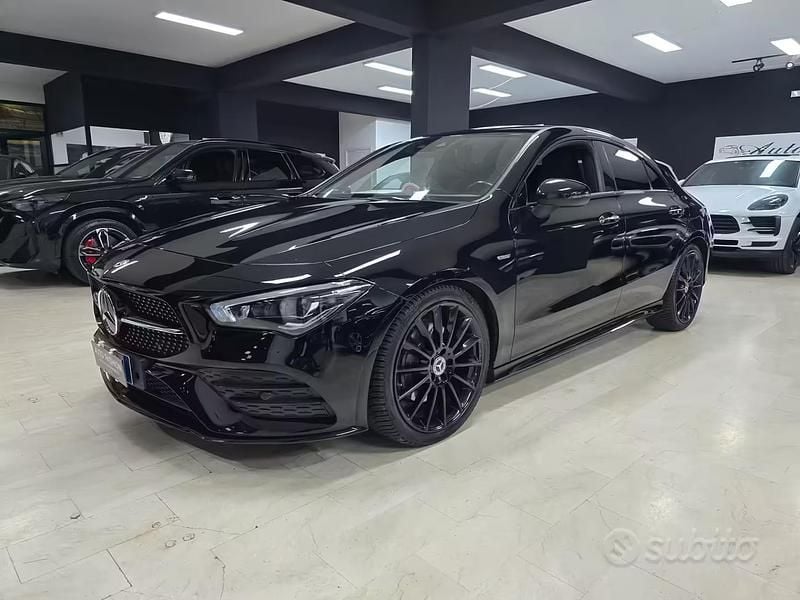 Usata Mercedes CLA200 Premium 150 CV (110 kW) 2020 Nero Berlina