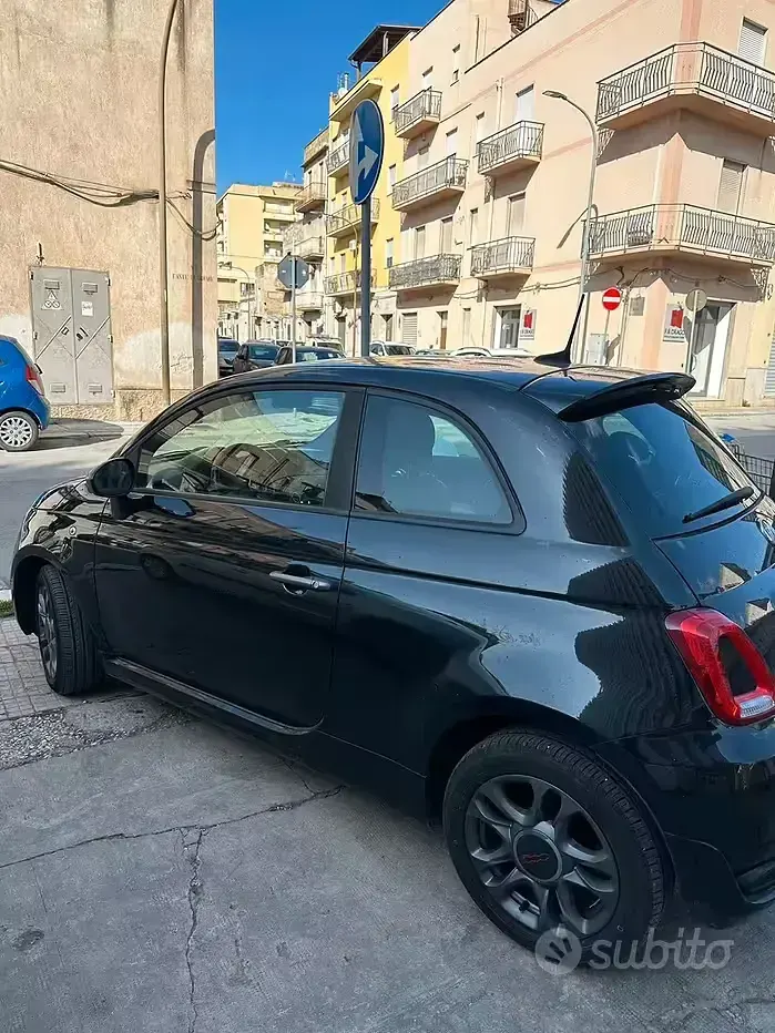 Usata Fiat 500 69 CV (50 kW) 2019 Nero Berlina