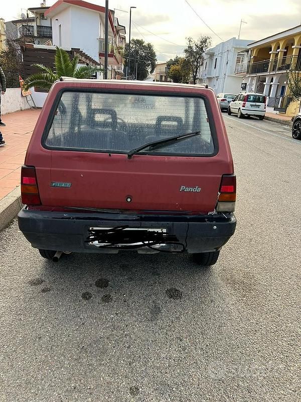 Usata Fiat Panda 1998 Rosso Utilitaria