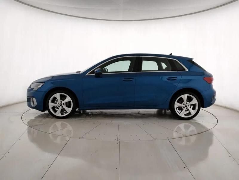 Usata Audi A3 Advanced 150 CV (110 kW) 2022 Blu atollo metallizzato Berlina