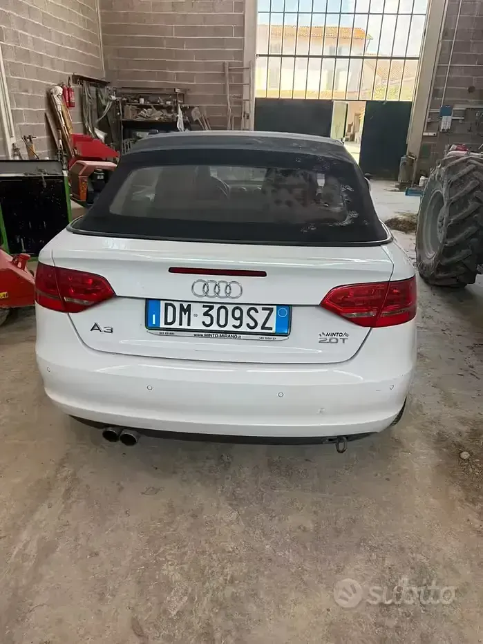Usata Audi A3 Cabriolet 200 CV (147 kW) 2008 Bianco Cabrio