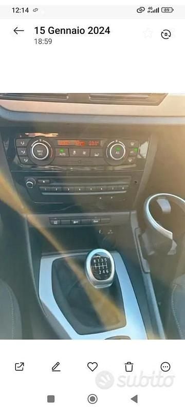 Usata BMW X1 143 CV (105 kW) 2014 Bianco SUV