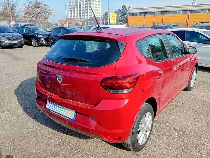 Usata Dacia Sandero Comfort 101 CV (74 kW) 2022 Rosso Utilitaria