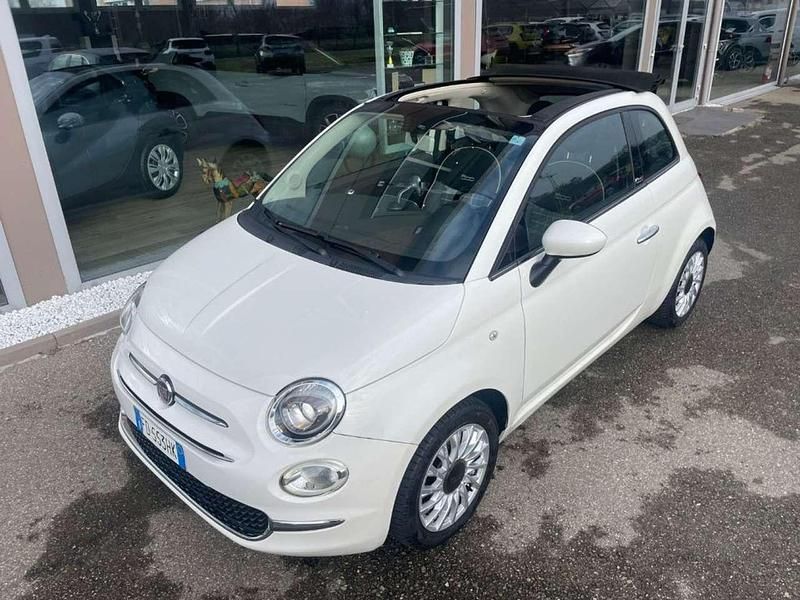 Usata Fiat 500C Lounge 69 CV (50 kW) 2016 Bianco Cabrio