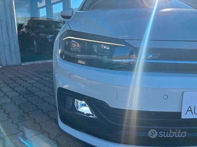 Usata VW Polo R-line 95 CV (69 kW) 2018 Bianco Berlina