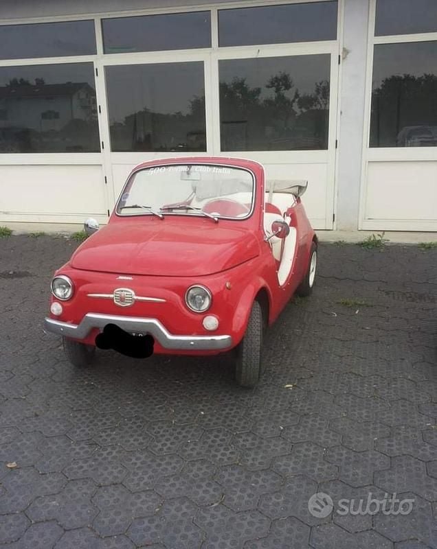 Rosso Usata 1970 Fiat 500 Cabrio | 15.000 € - Immagine 1/4
