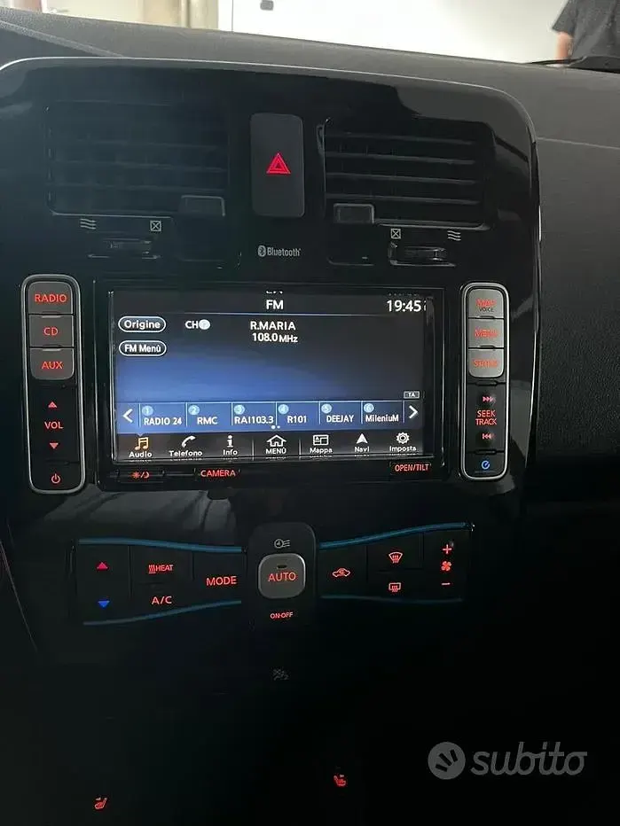Usata Nissan Leaf Acenta 80 kW (109 CV) 2017 Grigio Utilitaria
