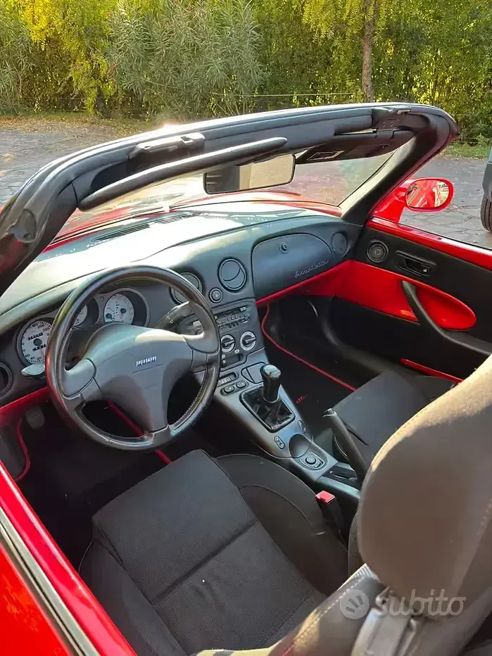 Usata Fiat Barchetta 131 CV (96 kW) 1997 Rosso Cabrio