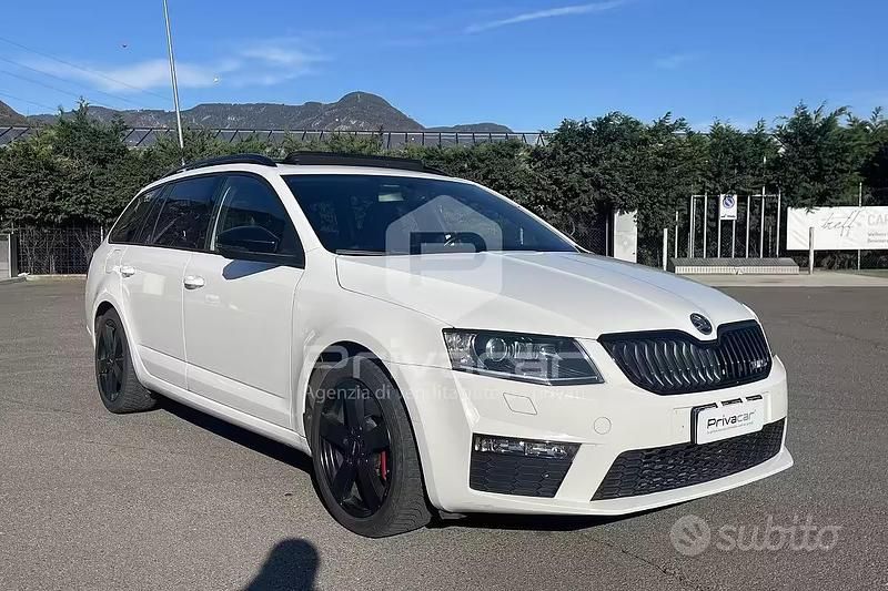 Usata Skoda Octavia RS 220 CV (161 kW) 2016 Bianco Utilitaria