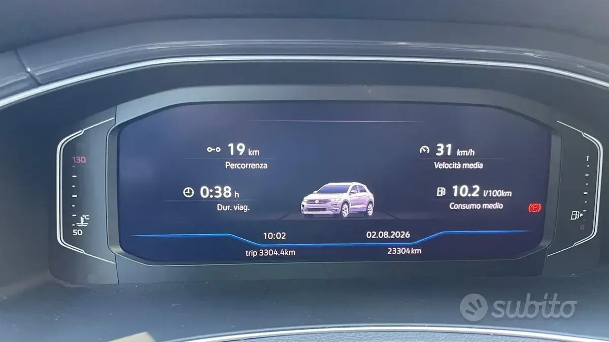 Usata VW T-Roc Advance 150 CV (110 kW) 2019 Nero SUV