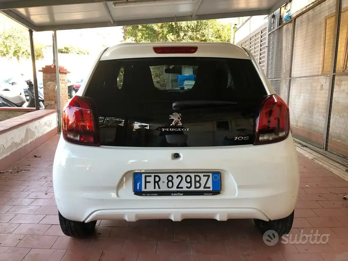 Usata Peugeot 108 Style 72 CV (52 kW) 2018 Bianco Berlina