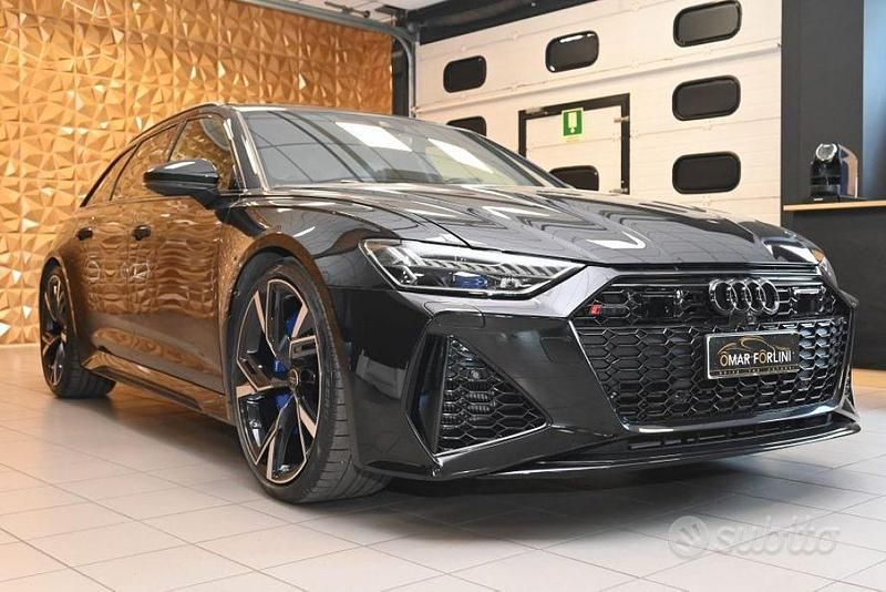 Usata Audi RS6 Ambiente 600 CV (441 kW) 2022 Nero mythos/full pelle rs nera Station wagon