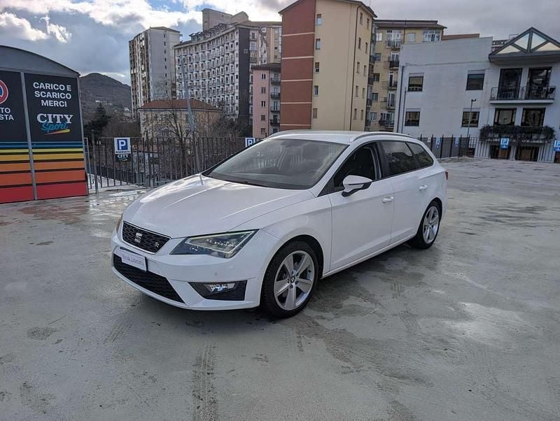 Usata Seat Leon ST FR 184 CV (135 kW) 2016 Bianco Station wagon