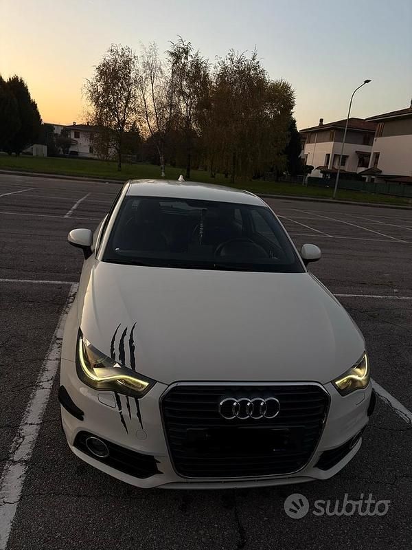 Usata Audi A1 S-Line 90 CV (66 kW) 2011 Bianco Berlina