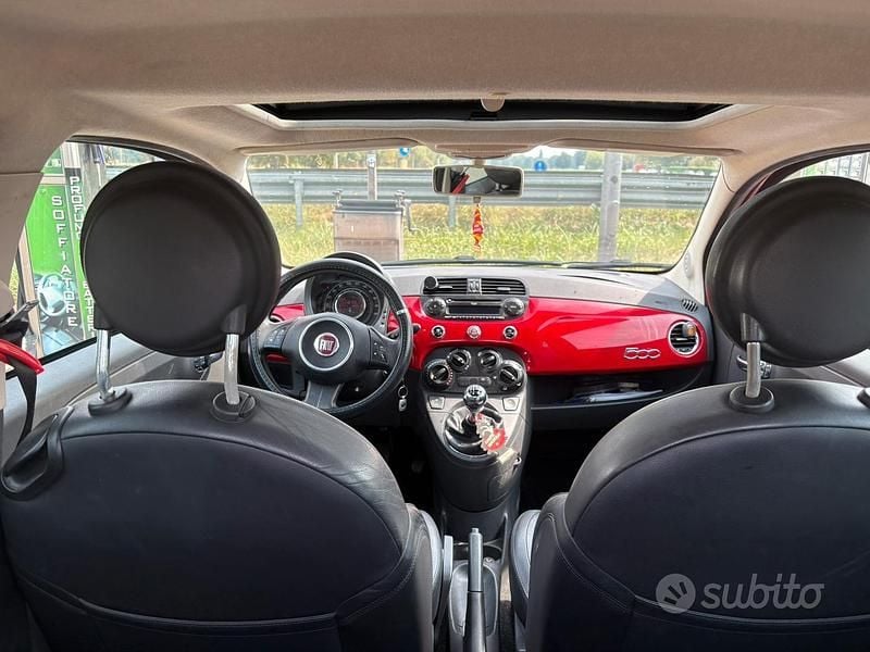 Usata Fiat 500 69 CV (50 kW) 2009 Rosso Utilitaria
