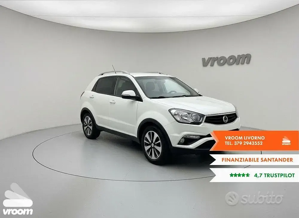 Usata SsangYong Korando Limited 148 CV (108 kW) 2015 Bianco SUV