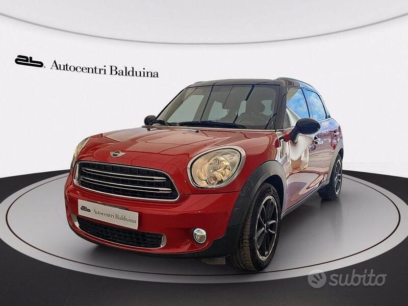 Rosso tetto nero Usata 2017 Mini Cooper D Countryman Business SUV | 12.500 € (Super prezzo) - Immagine 1/4