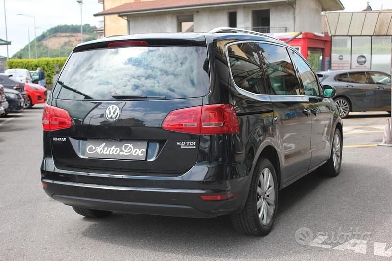 Usata VW Sharan Highline 140 CV (102 kW) 2011 Nero Monovolume
