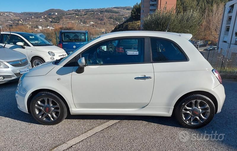 Usata Fiat 500 Sport 95 CV (69 kW) 2014 Bianco Berlina