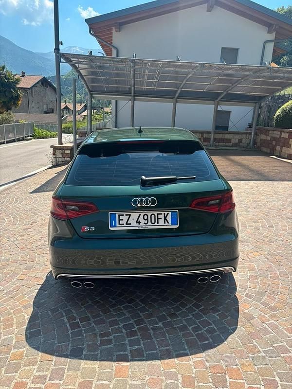 Usata Audi S3 Ambiente 300 CV (220 kW) 2015 Verde Berlina
