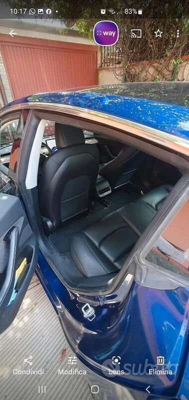 Usata Tesla Model 3 152 kW (208 CV) 2020 Blu Berlina