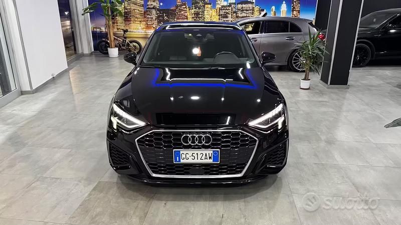 Usata Audi A3 S-Line 150 CV (110 kW) 2021 Nero Berlina
