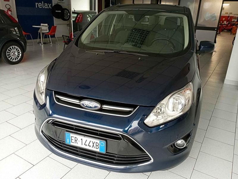 Usata Ford C-MAX Titanium 125 CV (91 kW) 2013 Blu Monovolume