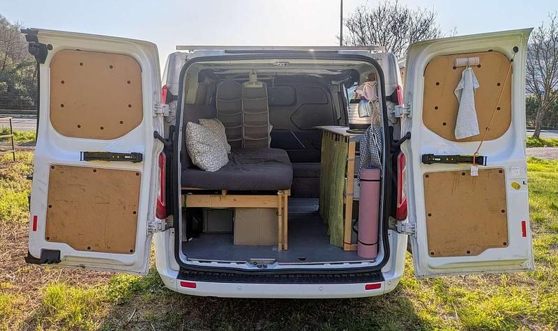 Usata Ford Transit Custom Titanium 131 CV (96 kW) 2019 Bianco Furgone