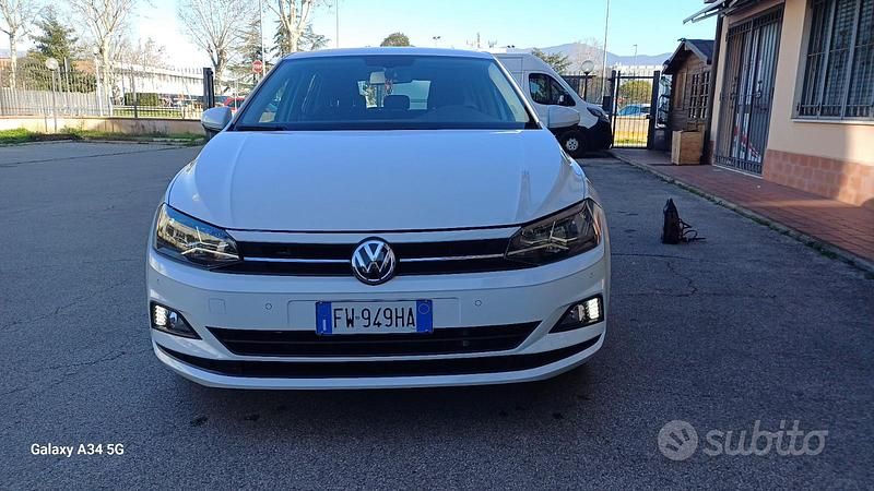 Usata VW Polo 95 CV (69 kW) 2019 Bianco Berlina