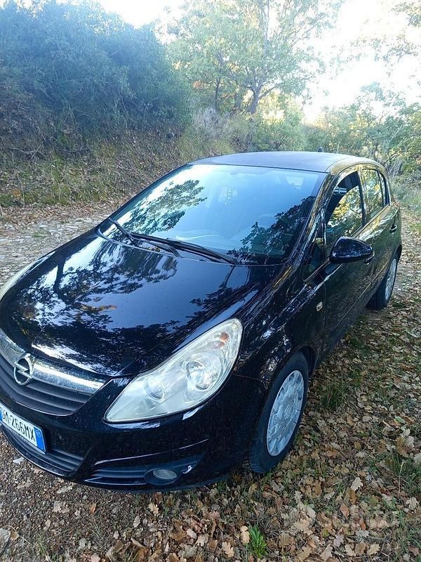 Usata Opel Corsa 2007 Nero Utilitaria