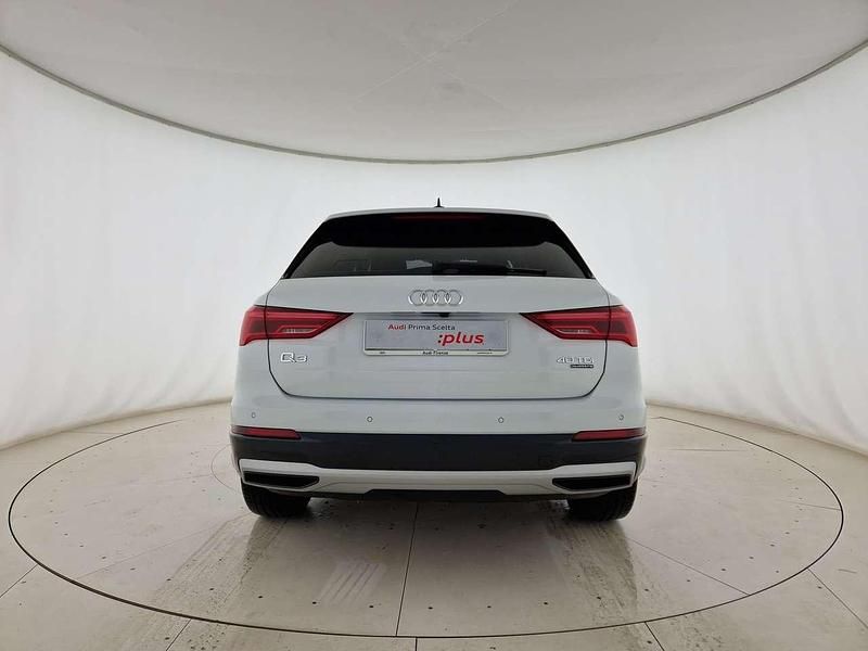 Usata Audi Q3 Advanced 190 CV (139 kW) 2019 2y bianco ghiacciaio metallizzato SUV