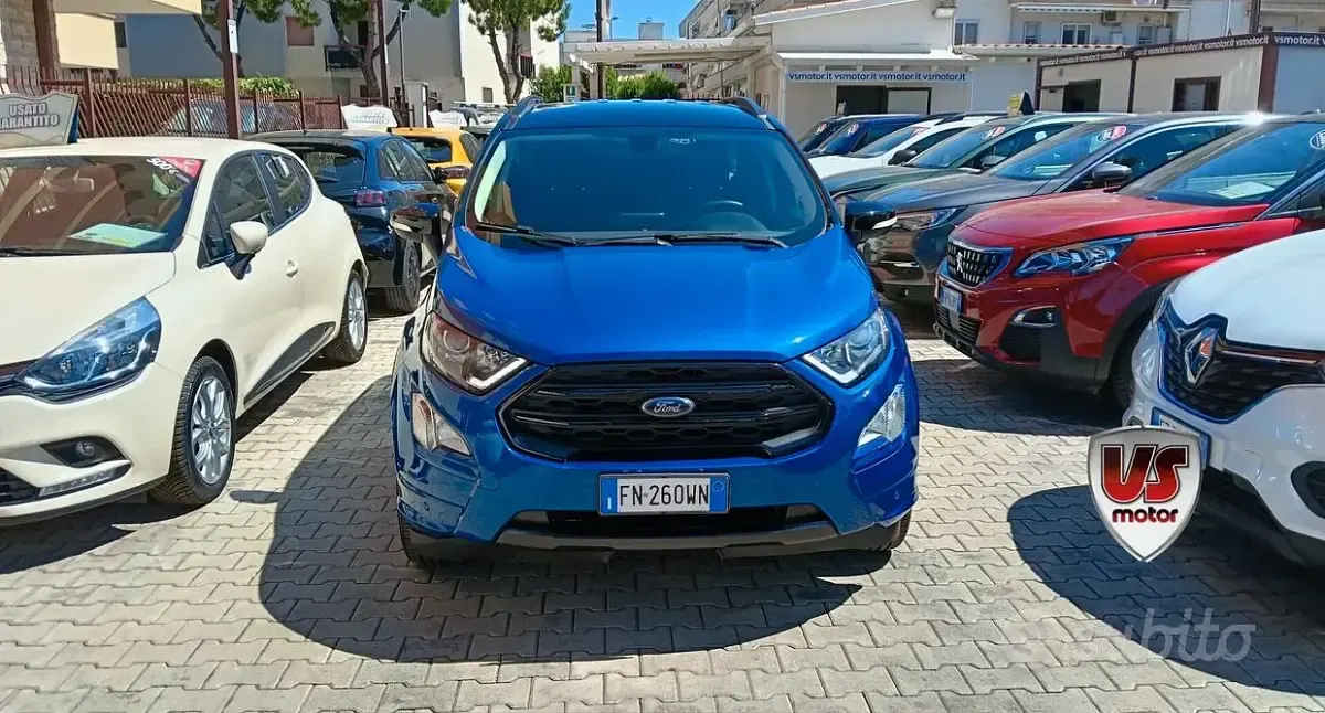 Usata Ford Ecosport ST-Line 125 CV (91 kW) 2018 Blu SUV