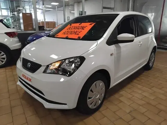 Usata Seat Mii Style 75 CV (55 kW) 2018 Bianco candy / pastello Utilitaria