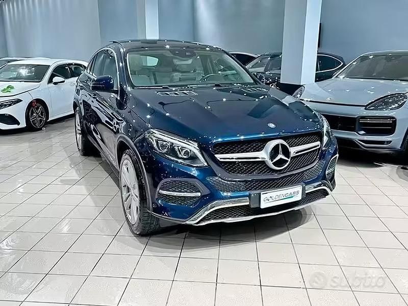 Usata Mercedes GLE350 Exclusive 258 CV (189 kW) 2016 Blu Coupé