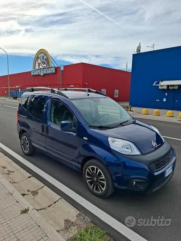 Usata Fiat Qubo Trekking 95 CV (69 kW) 2017 Blu Monovolume