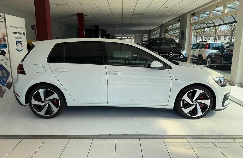 Usata VW Golf VII GTI 245 CV (180 kW) 2019 Bianco Berlina