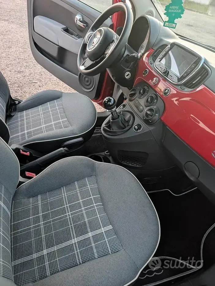 Usata Fiat 500 69 CV (50 kW) 2016 Rosso Berlina