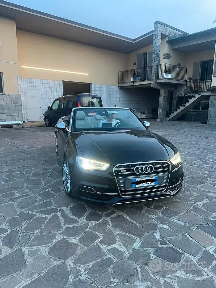 Usata Audi S3 Cabriolet 2015 Nero Cabrio