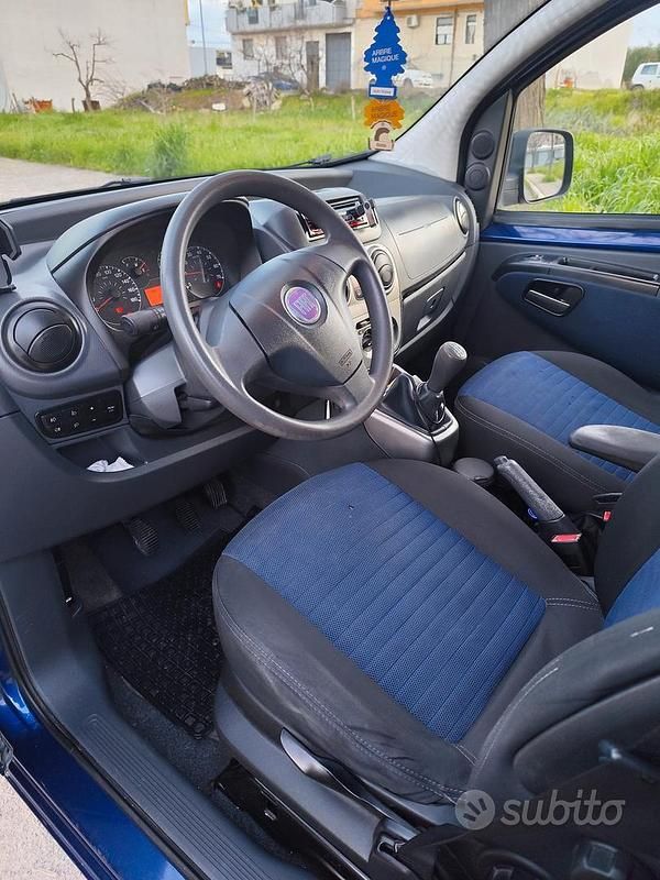 Usata Fiat Qubo Dynamic 75 CV (55 kW) 2009 Blu/azzurro Monovolume