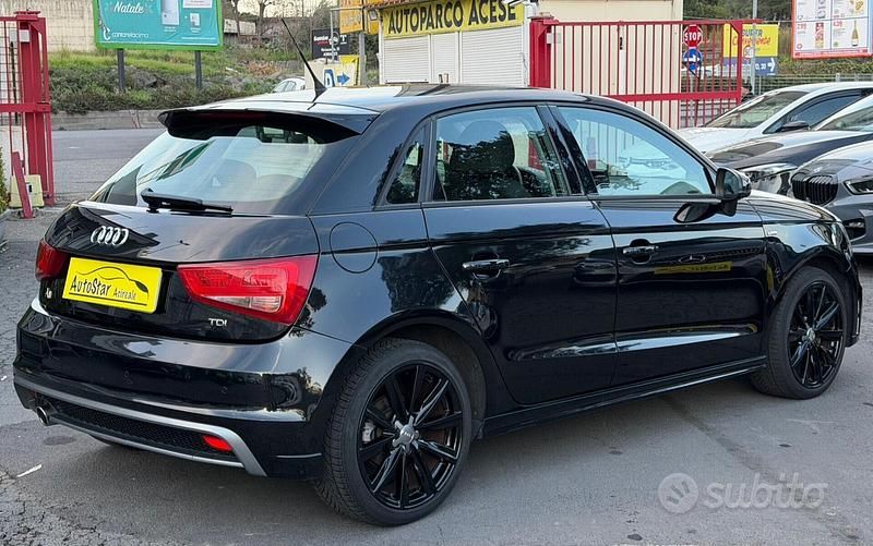 Usata Audi A1 S-Line 90 CV (66 kW) 2014 Nero Berlina