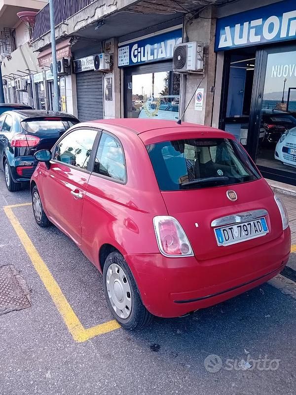Usata Fiat 500 Pop 69 CV (50 kW) 2008 Rosso Utilitaria