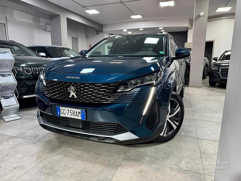 Usata Peugeot 3008 Allure 130 CV (95 kW) 2021 Blu SUV